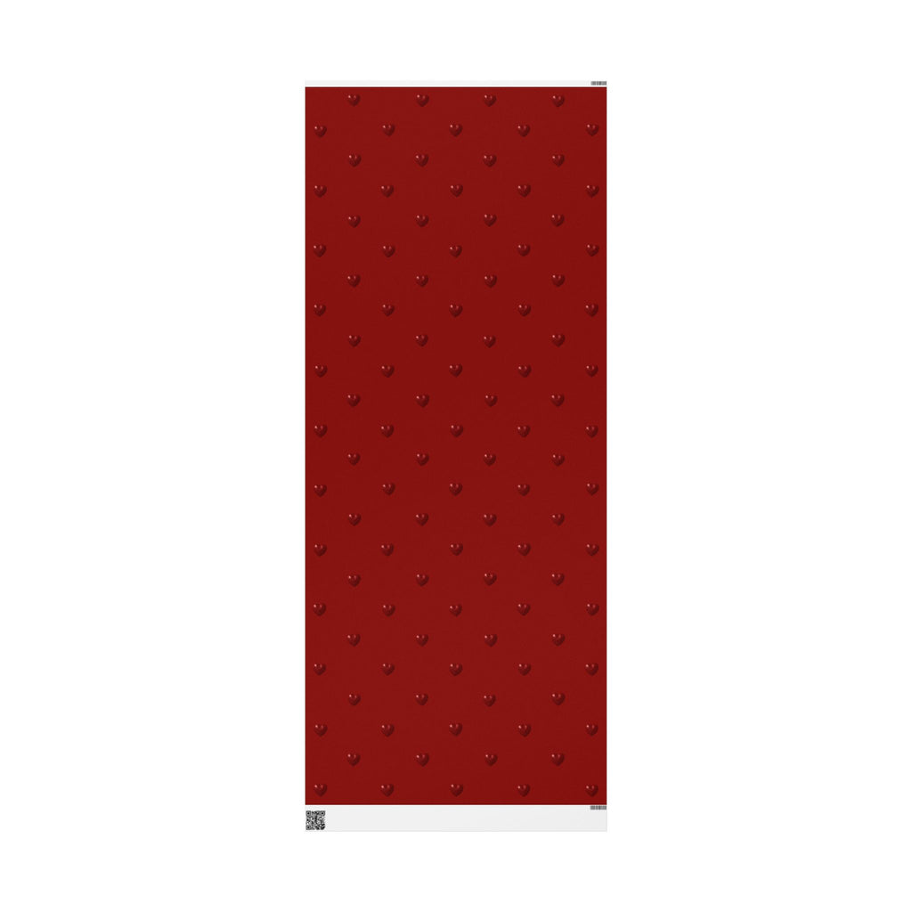 Red Hearts Wrapping Paper