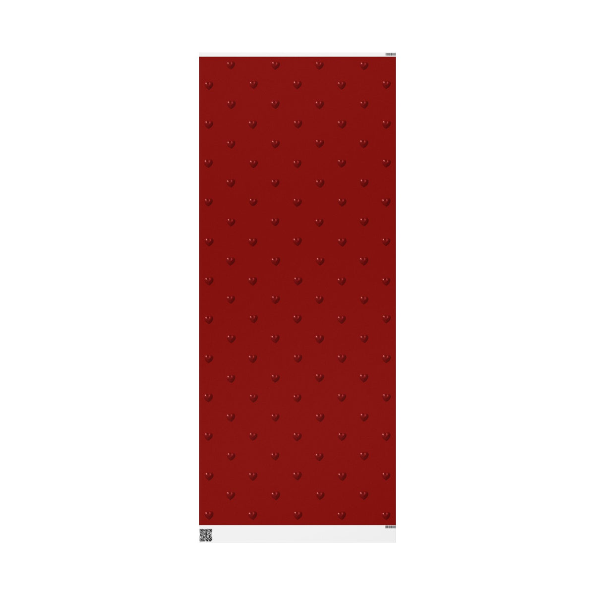 Red Hearts Wrapping Paper
