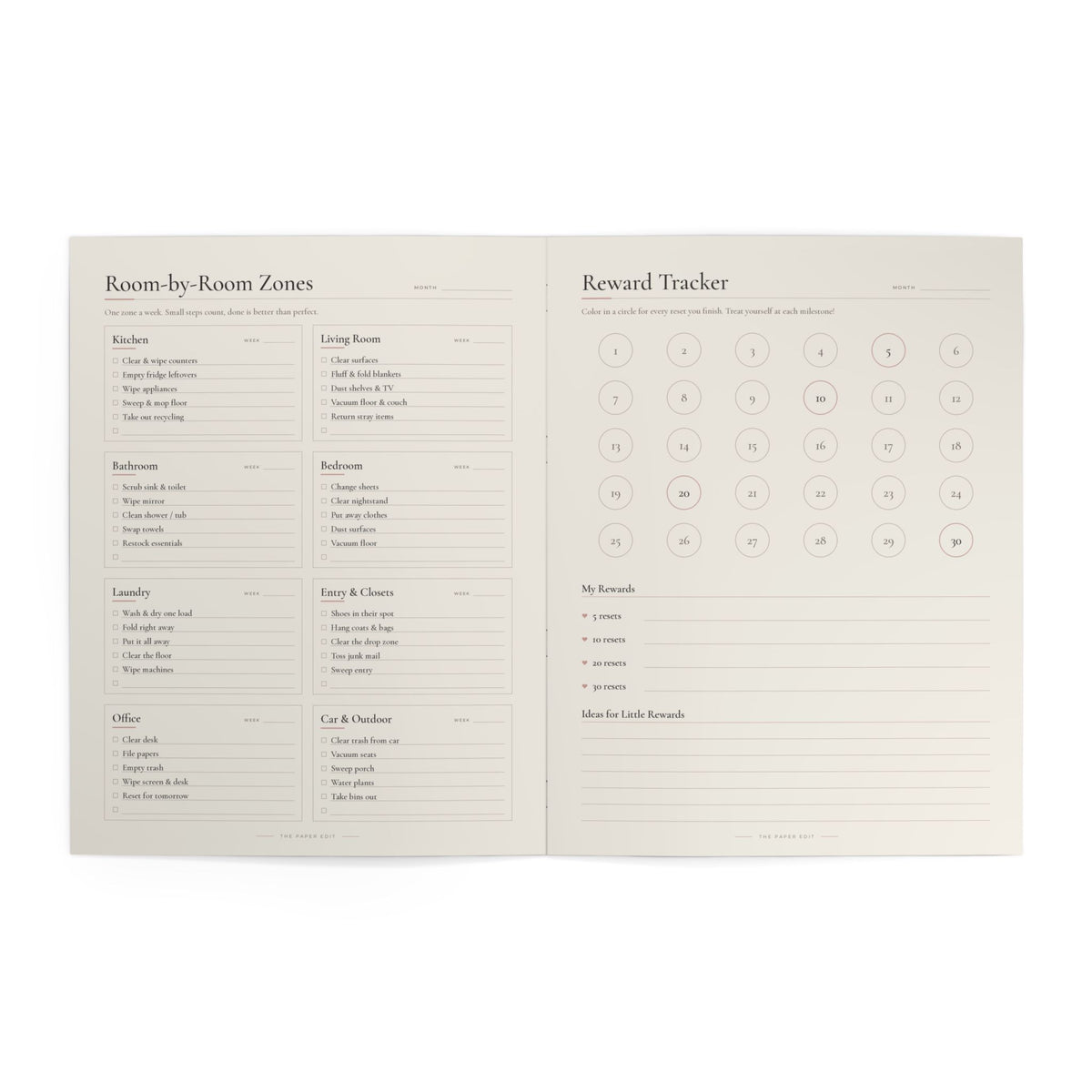 ADHD Cleaning Planner