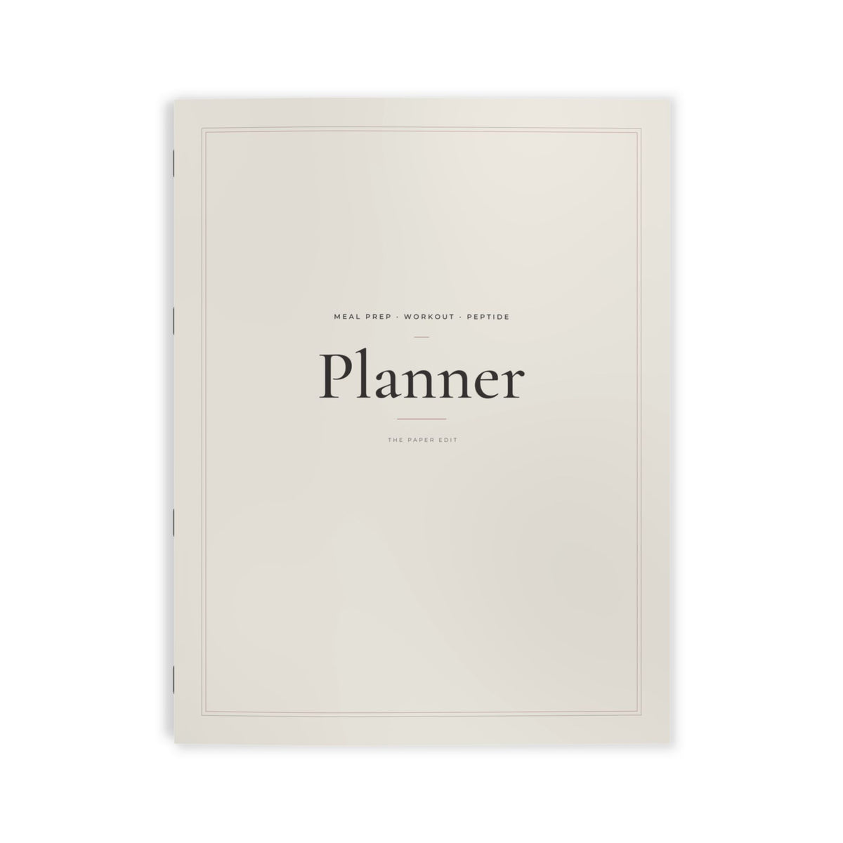 Meal Prep, Workout & Peptide Planner