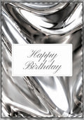 Chrome Happy Birthday Card