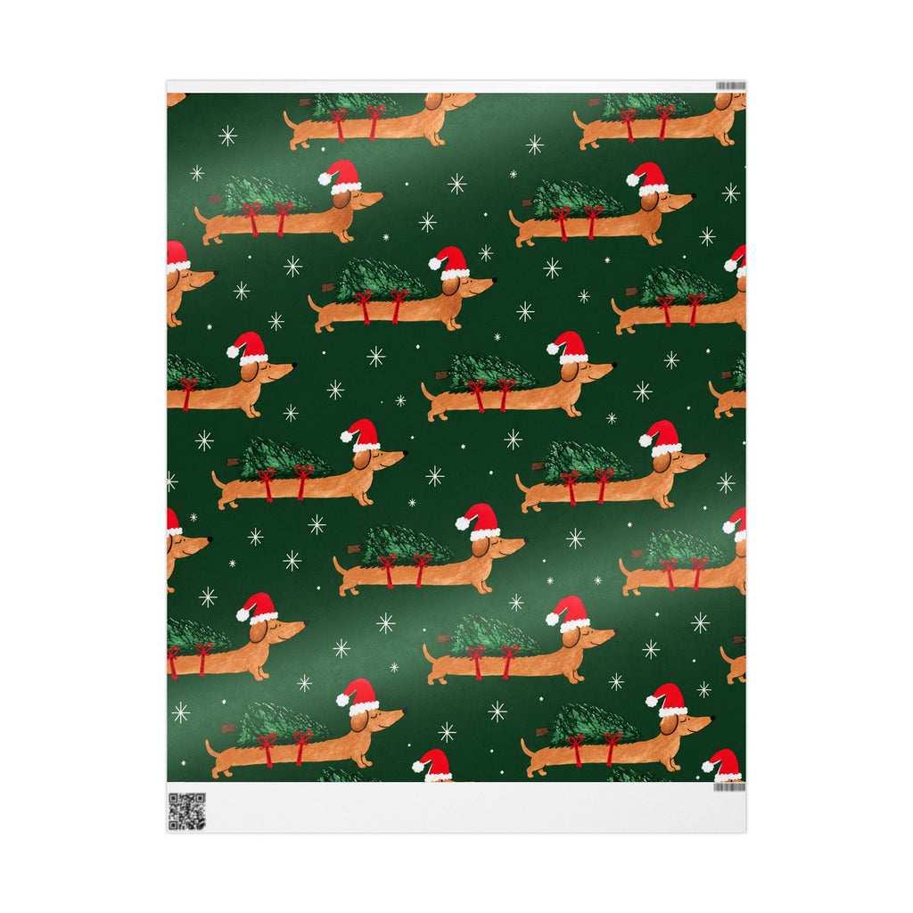 Christmas Dachshund Wrapping Paper