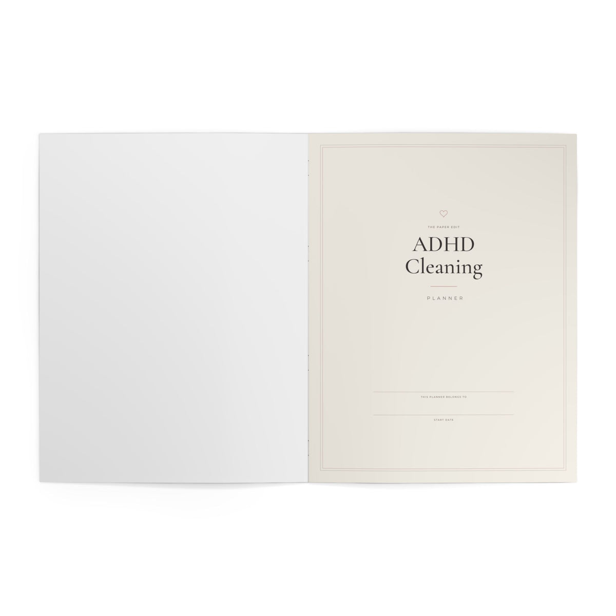 ADHD Cleaning Planner