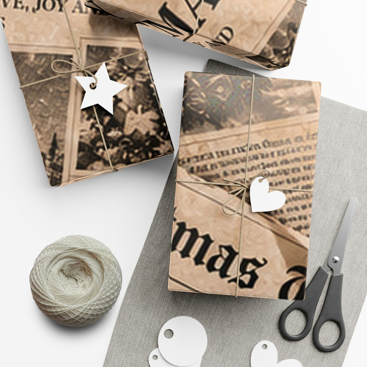 The Christmas Times Wrapping Paper – Full Spread 29x72