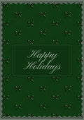 Green Bows Holiday Card