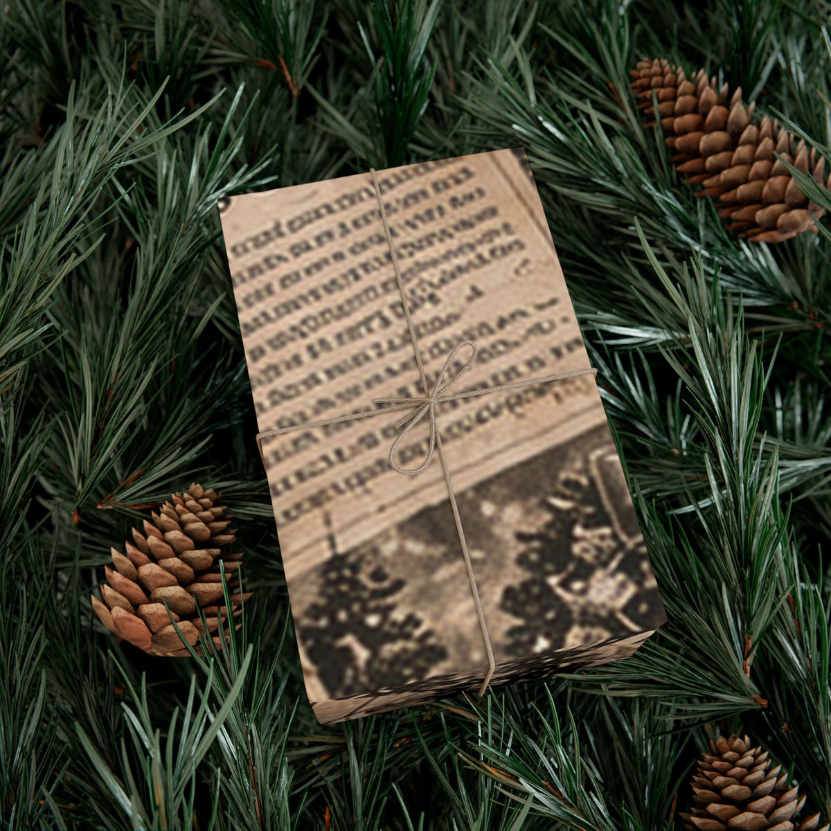 The Christmas Times Wrapping Paper – Full Spread 29x72