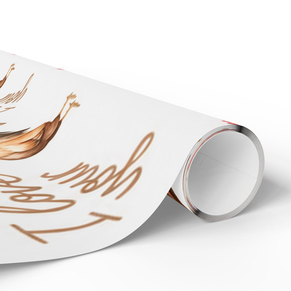 I Love Your Rooster Wrapping Paper