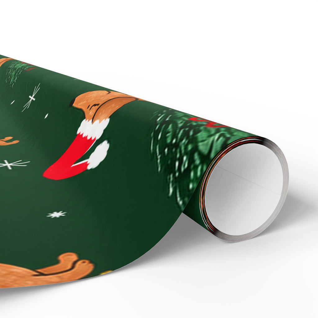 Christmas Dachshund Wrapping Paper