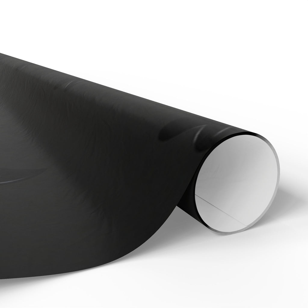 Black on Black Hearts Wrapping Paper