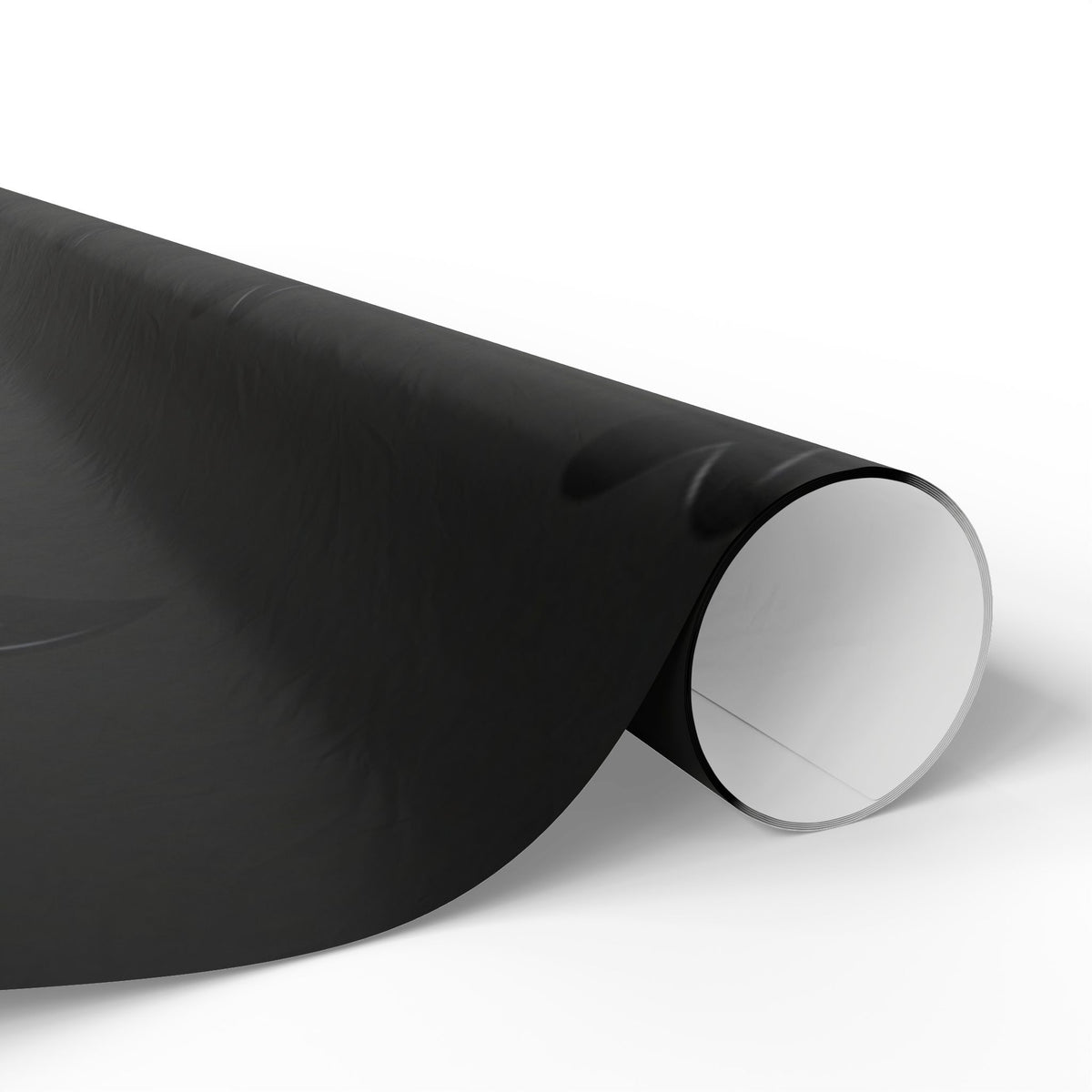 Black on Black Hearts Wrapping Paper