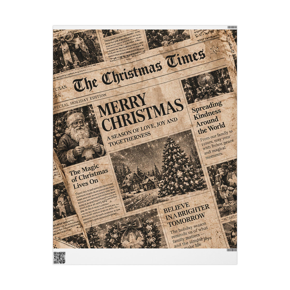 The Christmas Times Wrapping Paper
