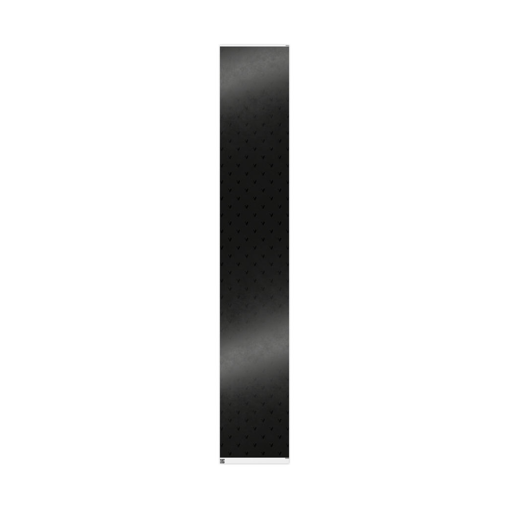 Black on Black Hearts Wrapping Paper