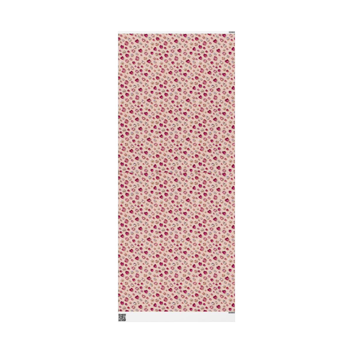 Pink Gems & Pearls Wrapping Paper