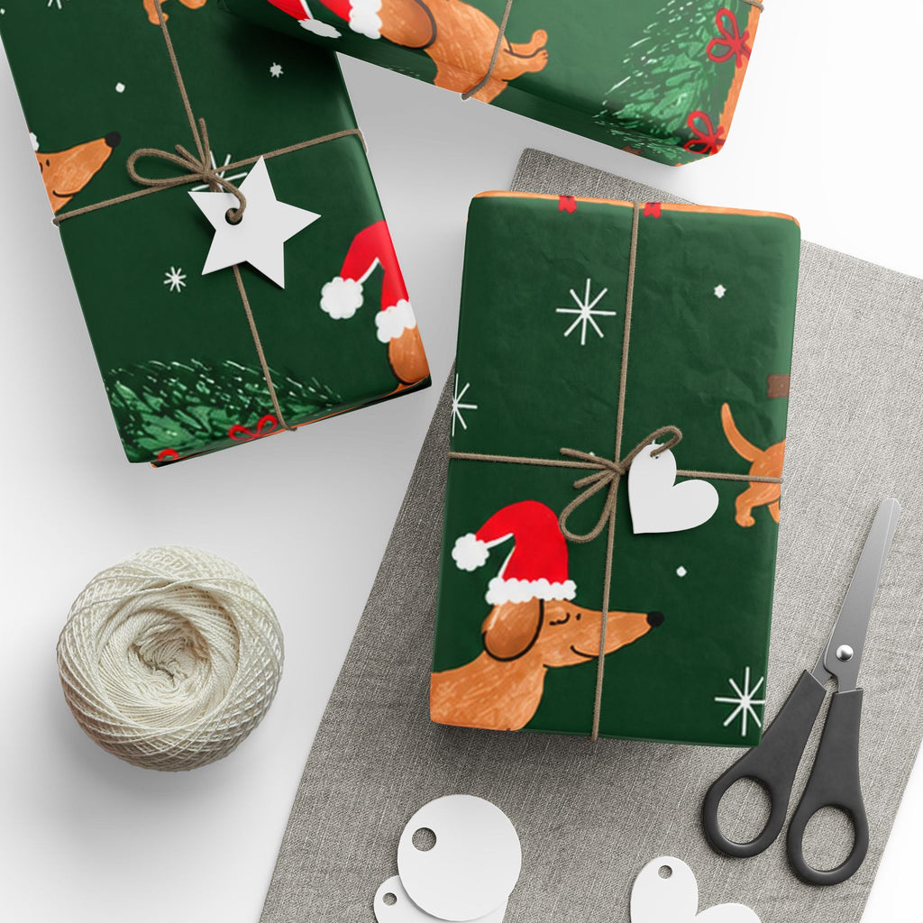 Christmas Dachshund Wrapping Paper