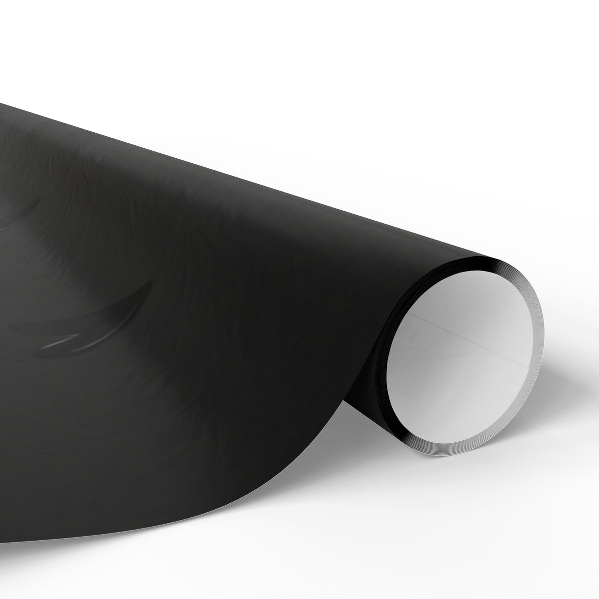 Black on Black Hearts Wrapping Paper