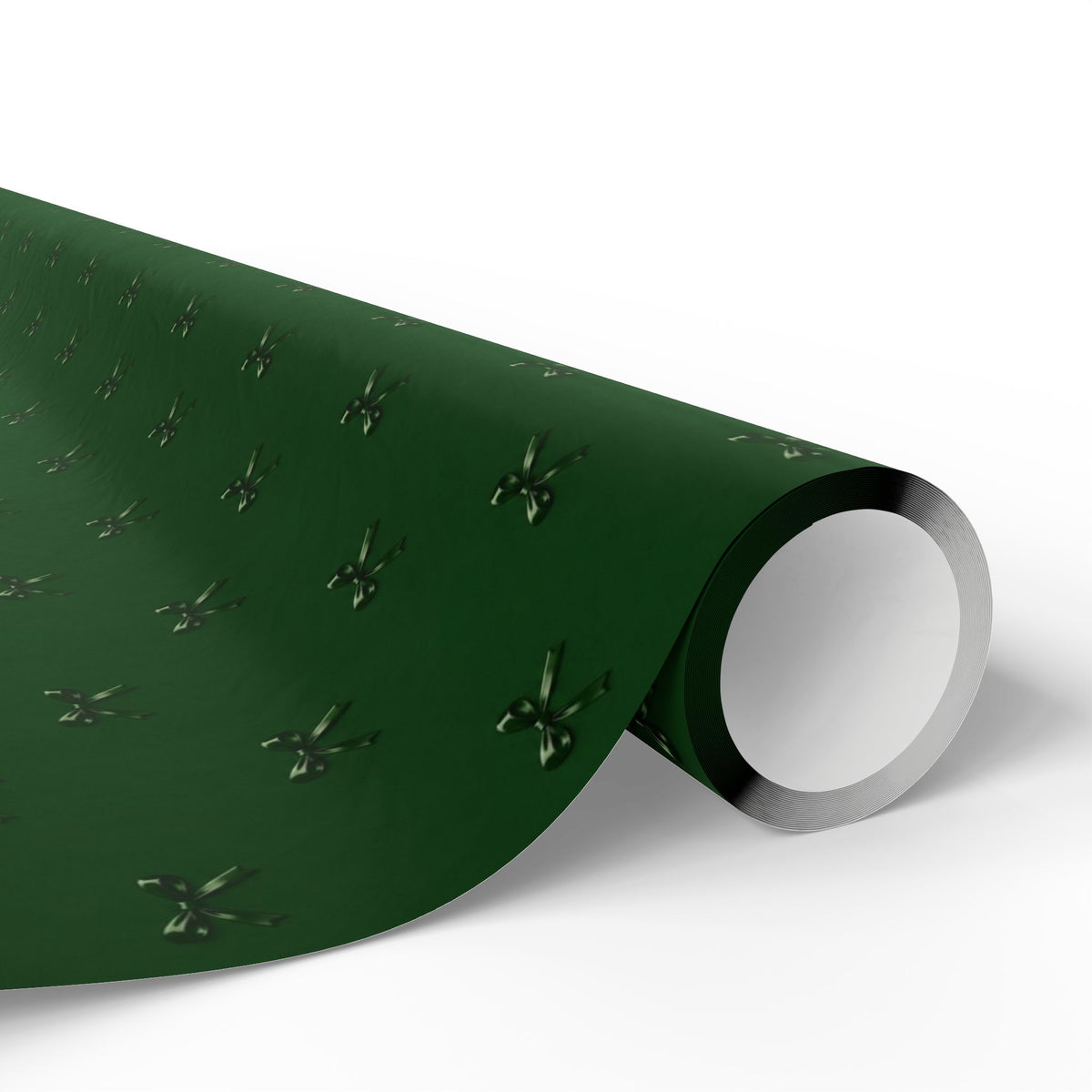 Green Bows Designer Wrapping Paper