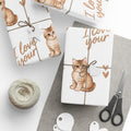 I Love Your Kitty Wrapping Paper