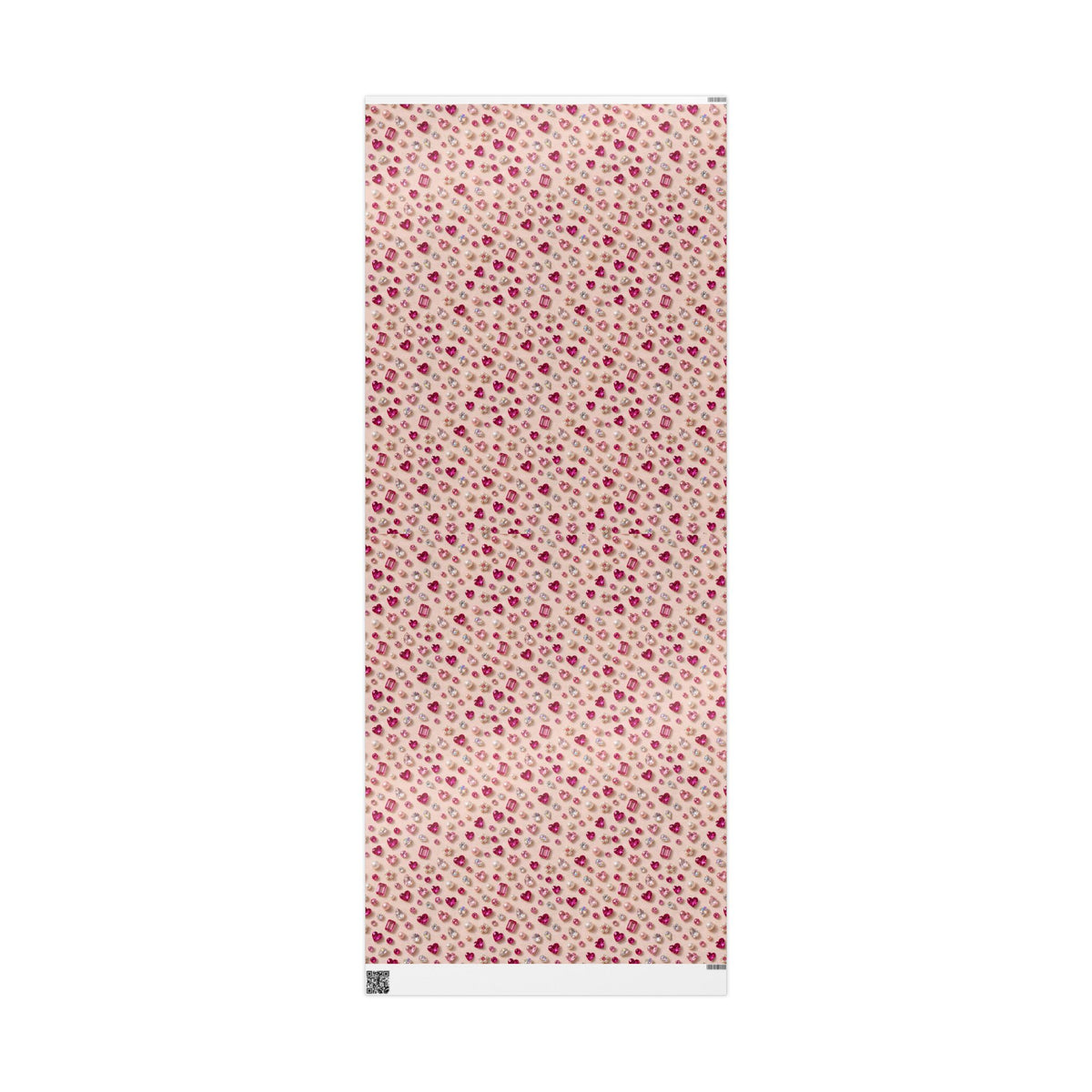 Pink Gems & Pearls Wrapping Paper