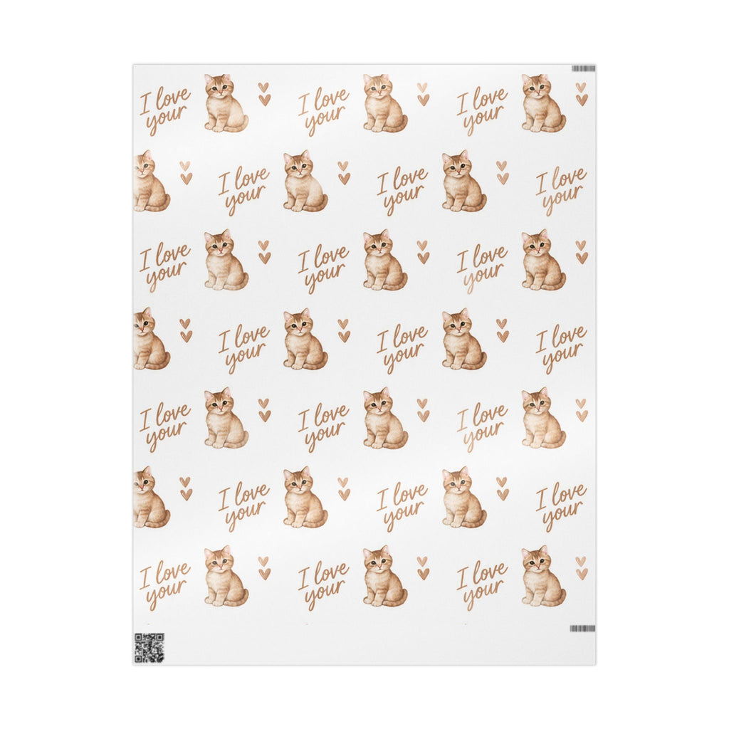 I Love Your Kitty Wrapping Paper