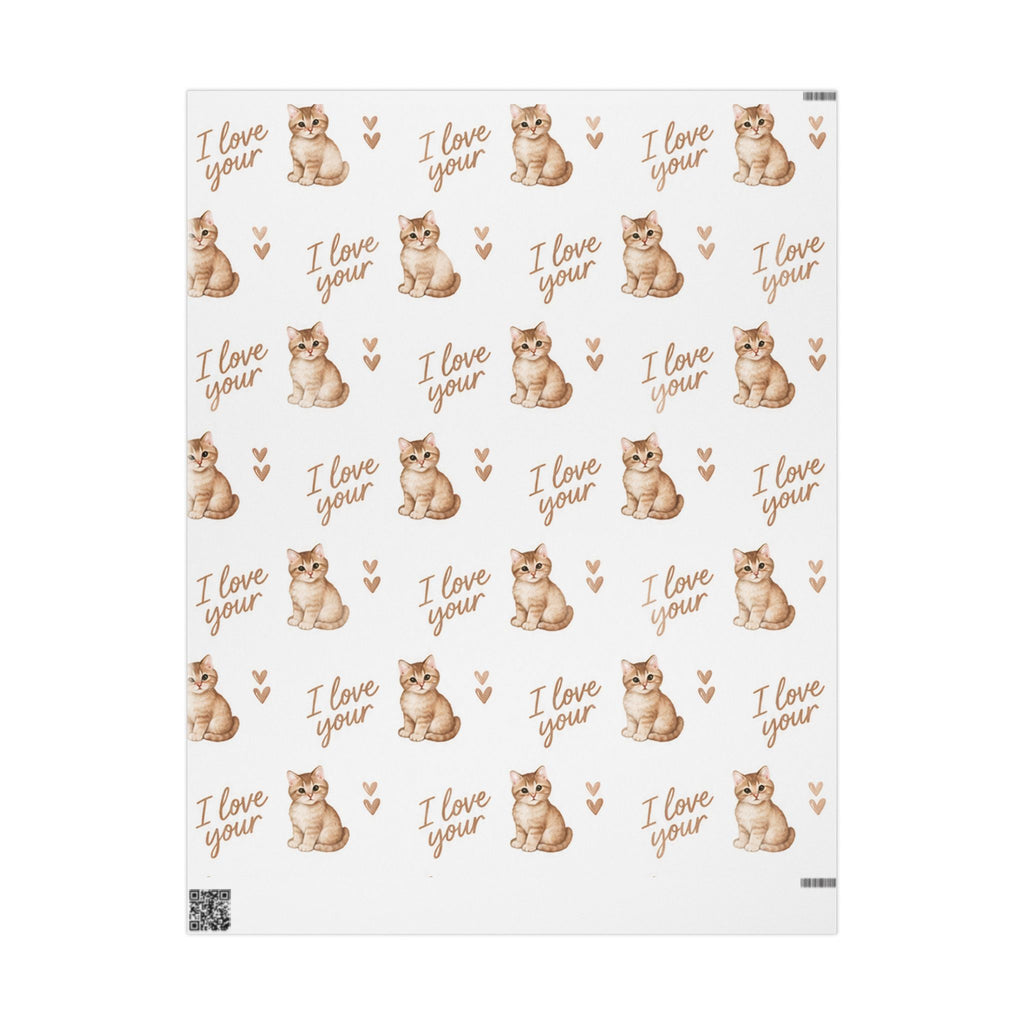 I Love Your Kitty Wrapping Paper
