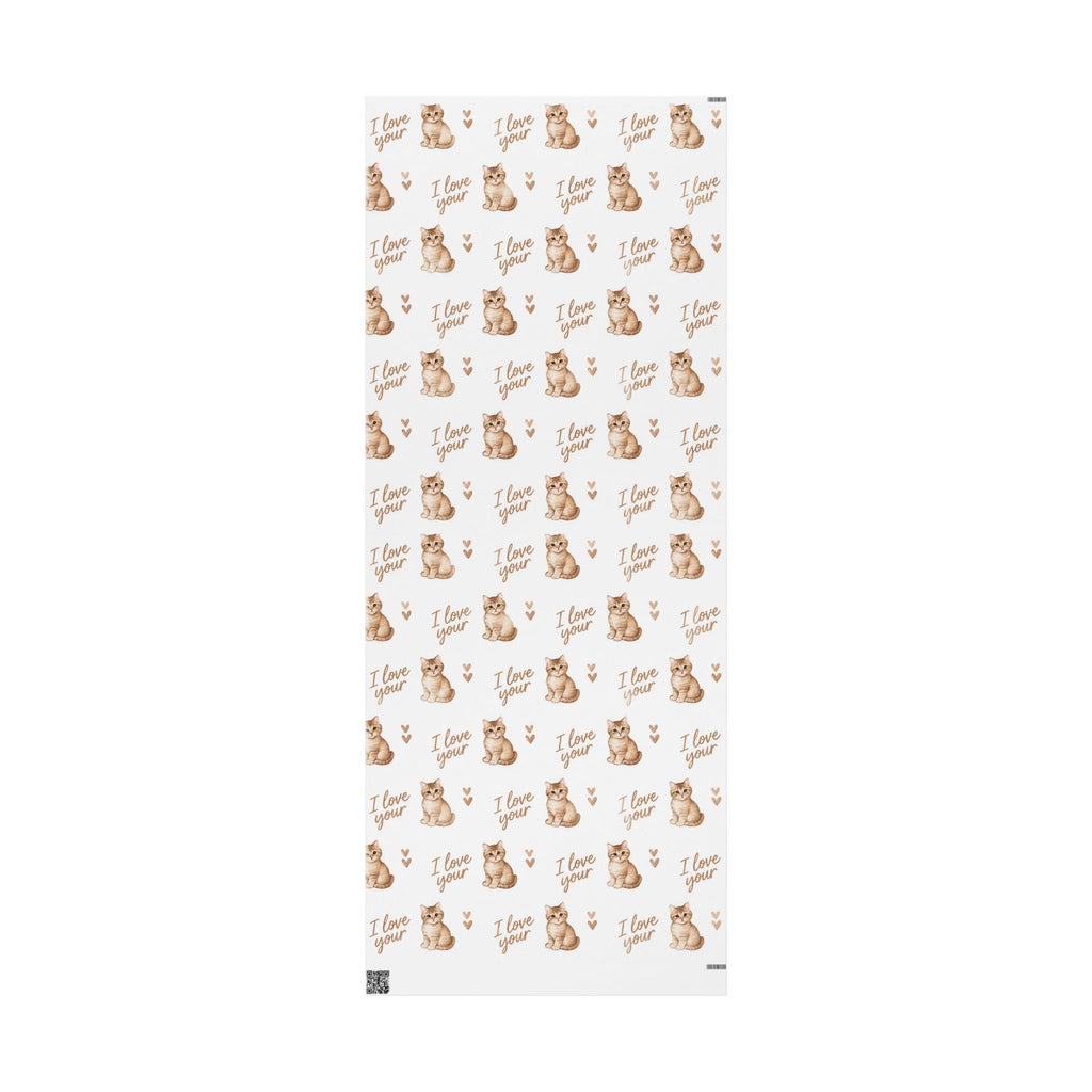 I Love Your Kitty Wrapping Paper