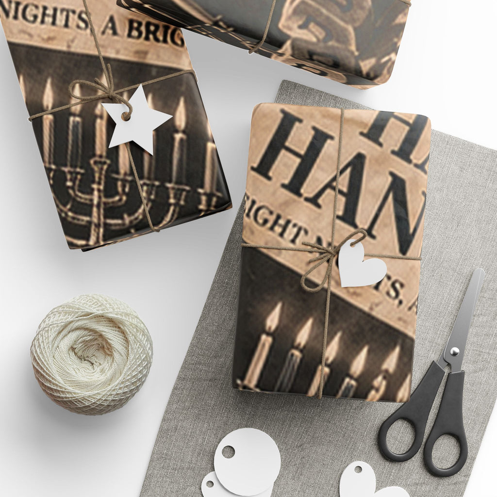The Hanukkah Herald Wrapping Paper
