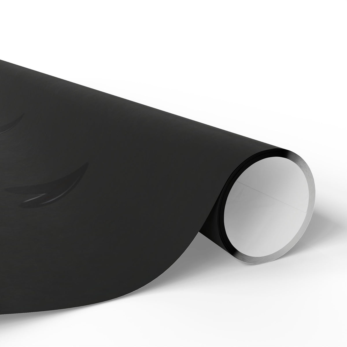 Black on Black Hearts Wrapping Paper