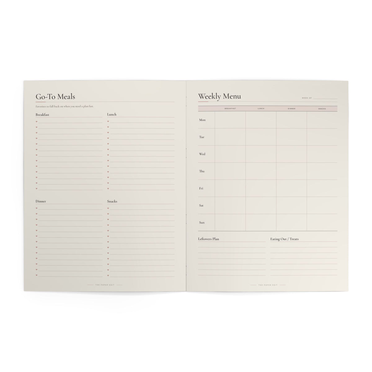 Meal Prep Planner