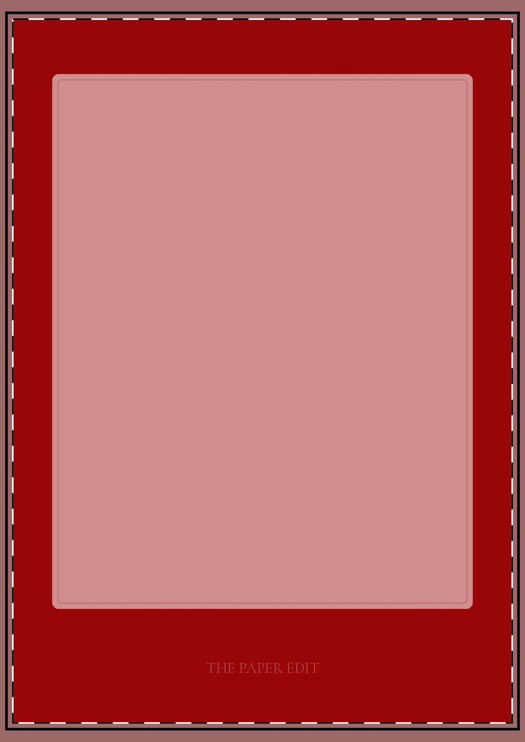 Red Stockings Holiday Card