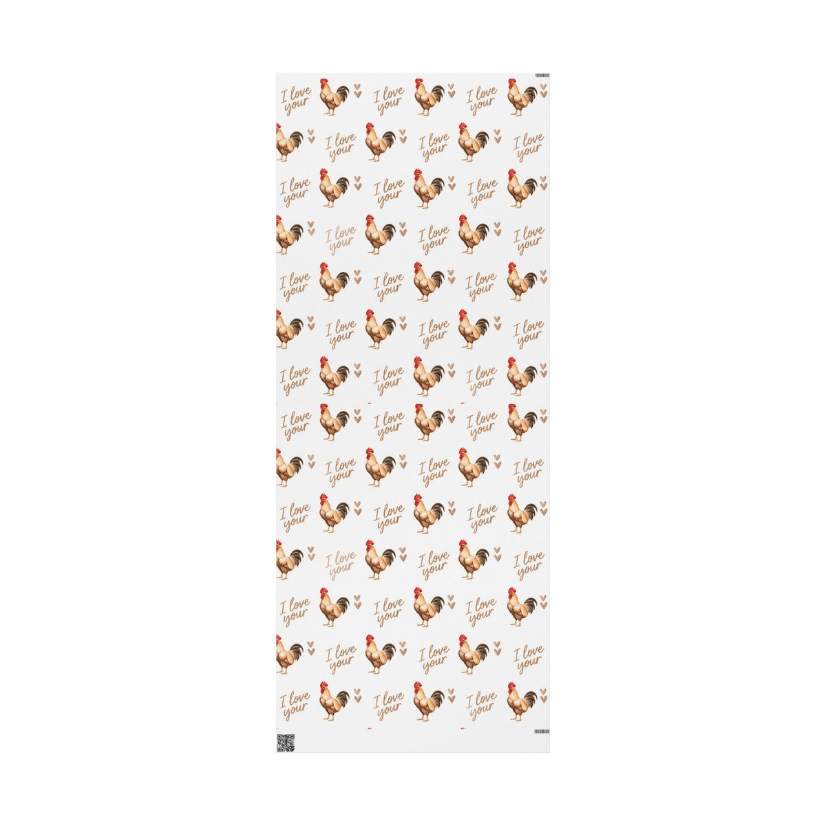 I Love Your Rooster Wrapping Paper