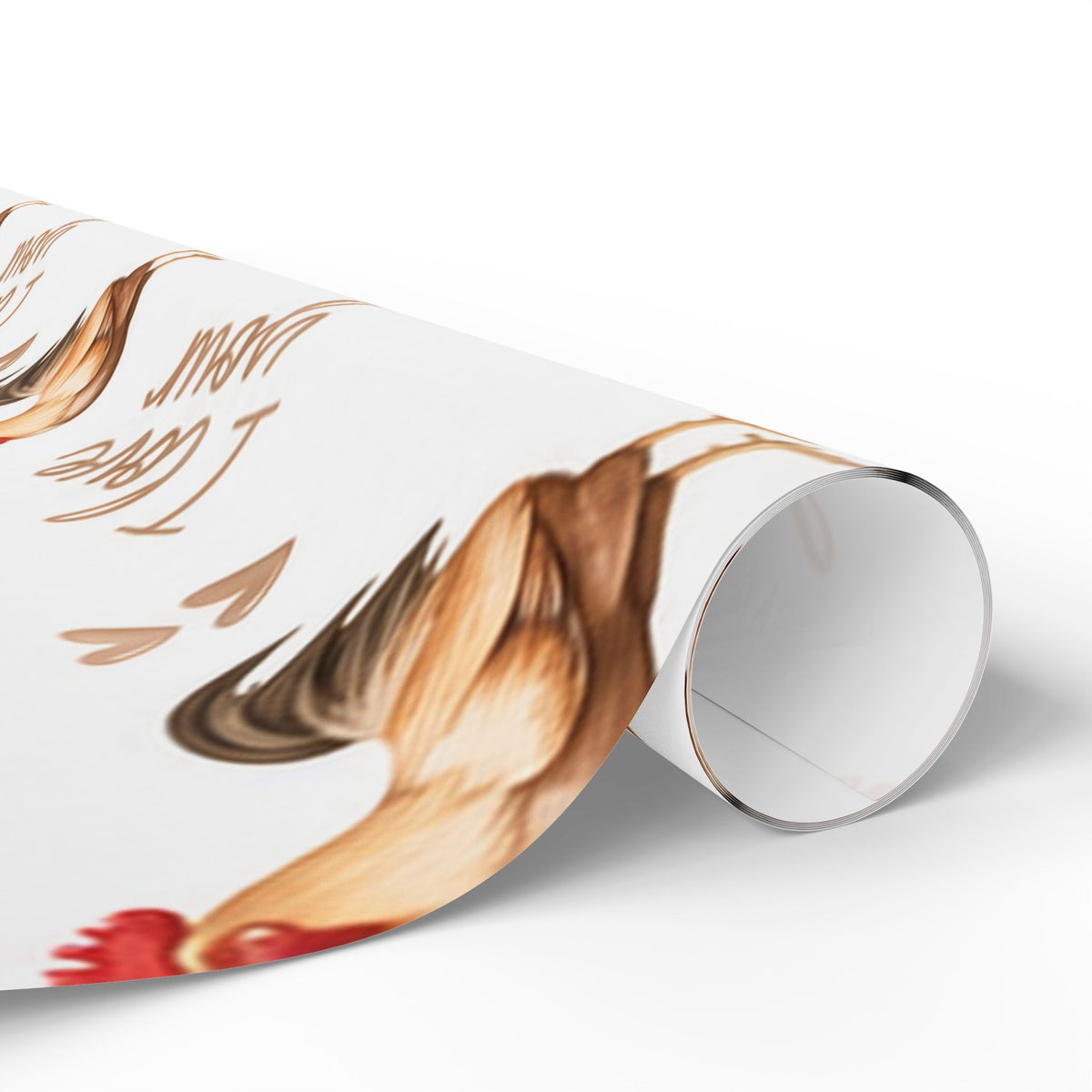 I Love Your Rooster Wrapping Paper
