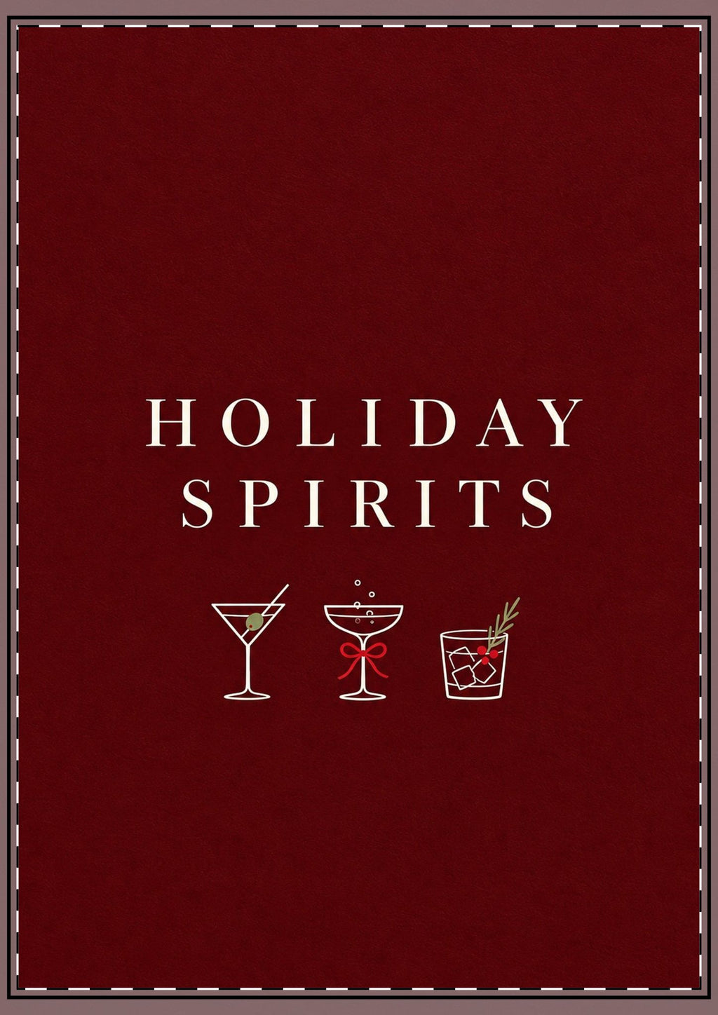 Holiday Spirits Card