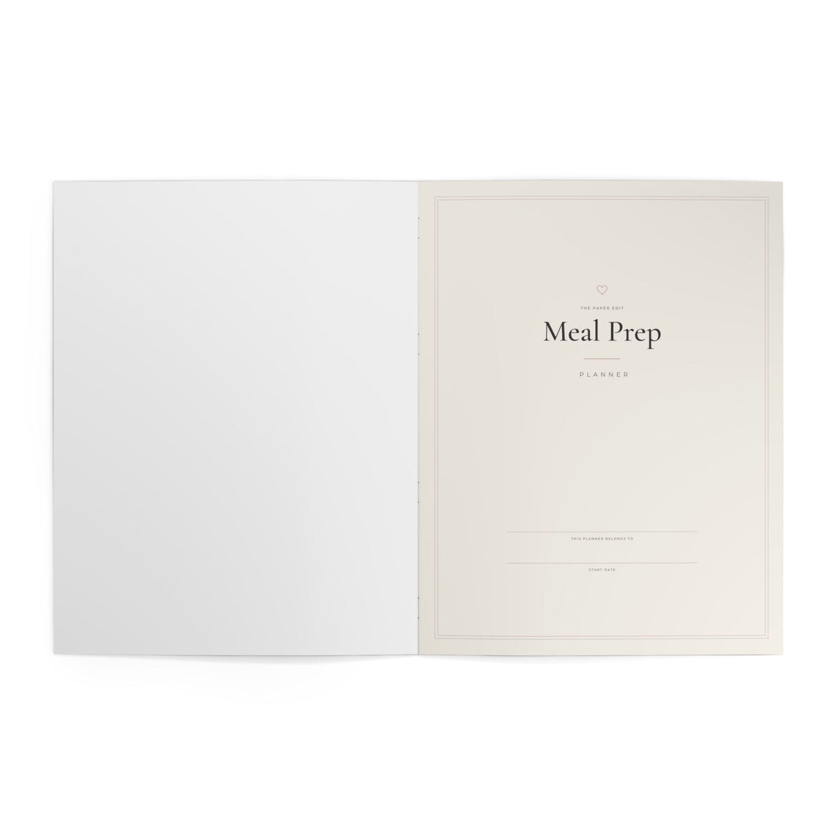 Meal Prep Planner