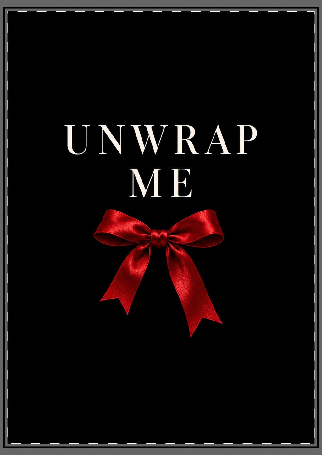 Unwrap Me Card – Black