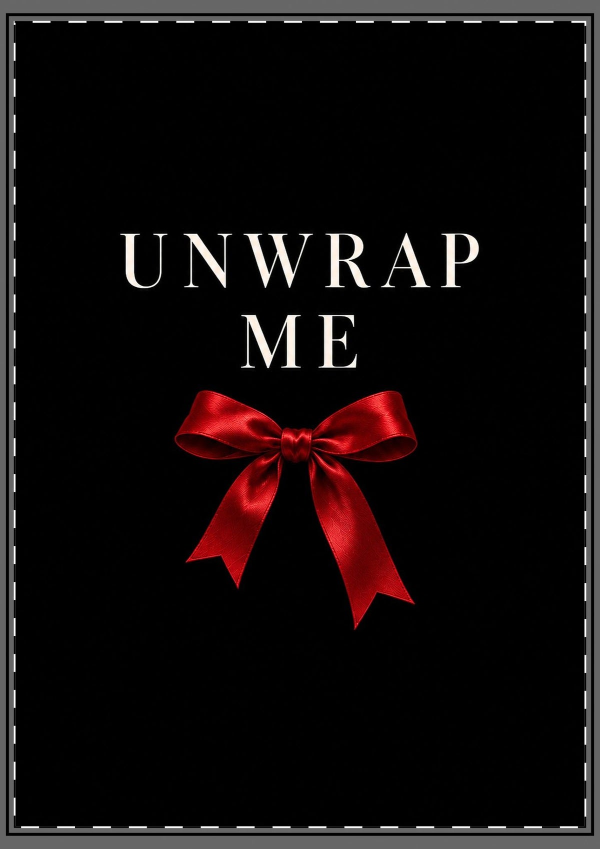 Unwrap Me Card – Black