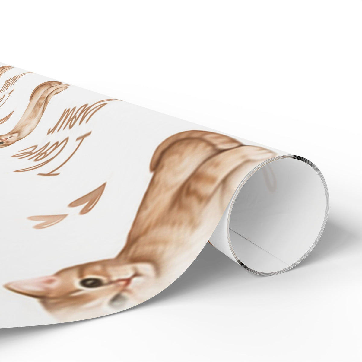 I Love Your Kitty Wrapping Paper
