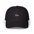 bb♡ Dad Hat in Black with white thread, front