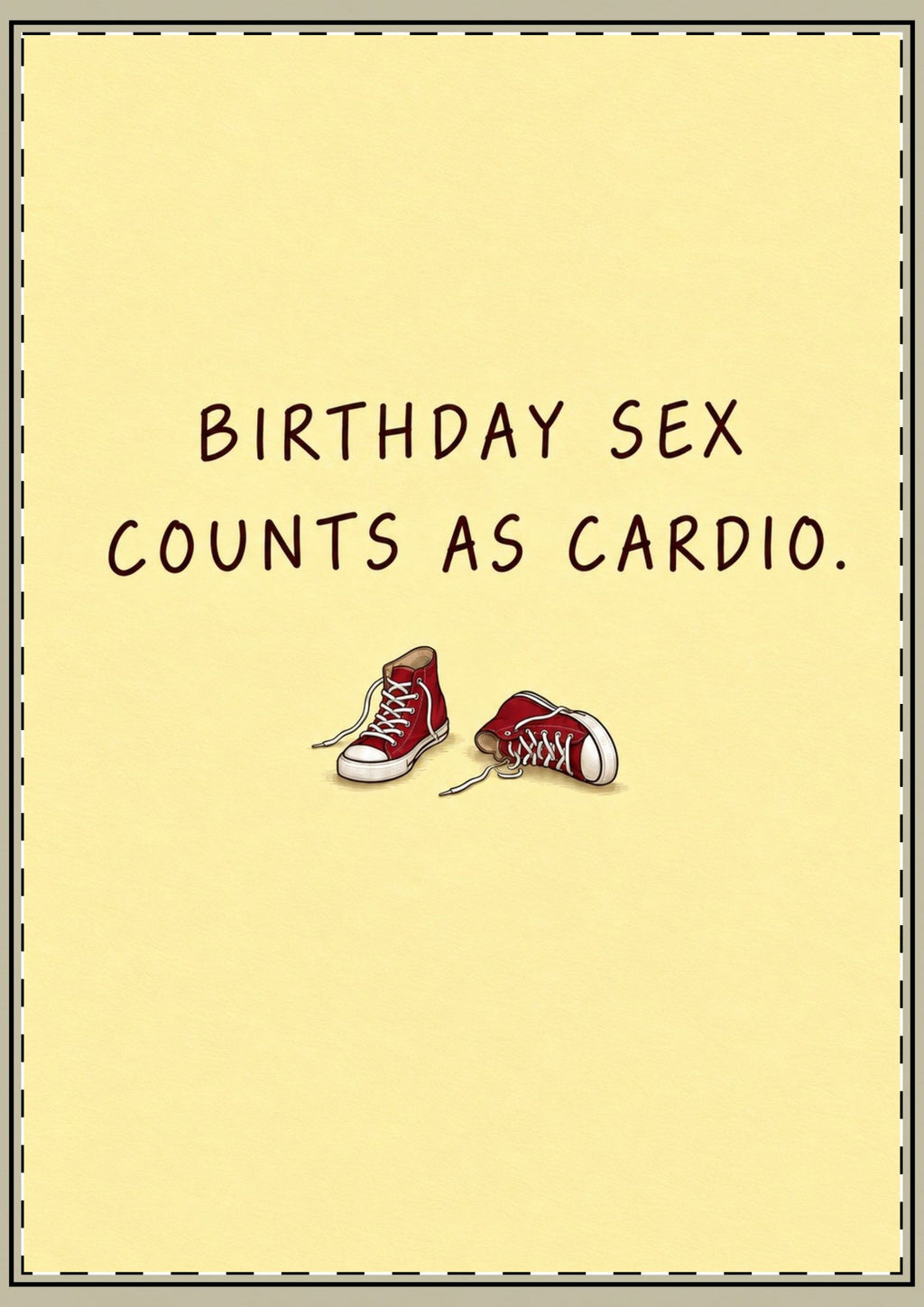 Birthday Sex Counts As Cardio Card