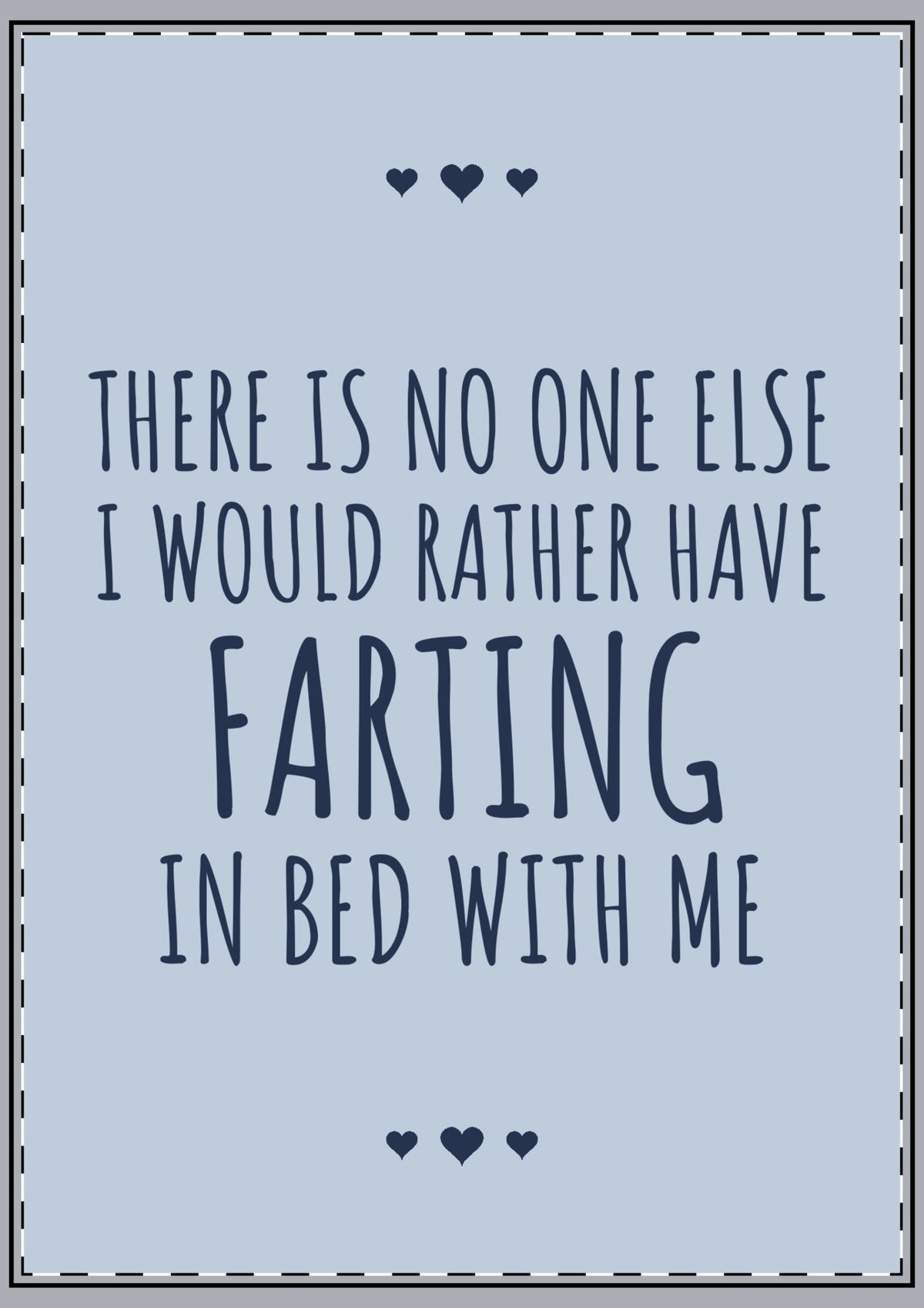 Farting In Bed Card