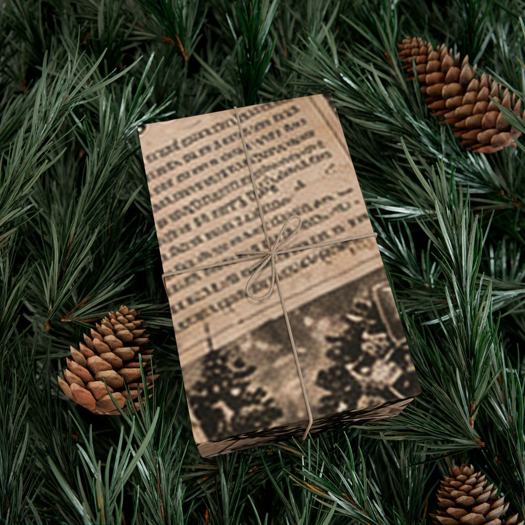 The Christmas Times Wrapping Paper – Full Spread 29x72