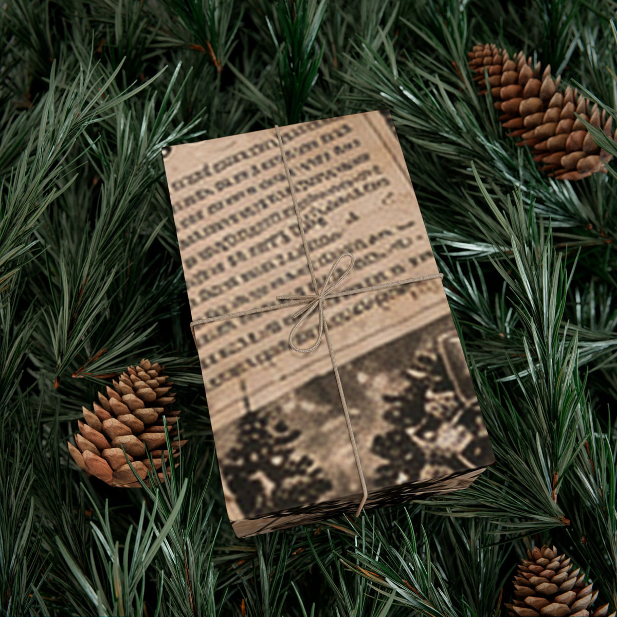 The Christmas Times Wrapping Paper – Full Spread 29x72