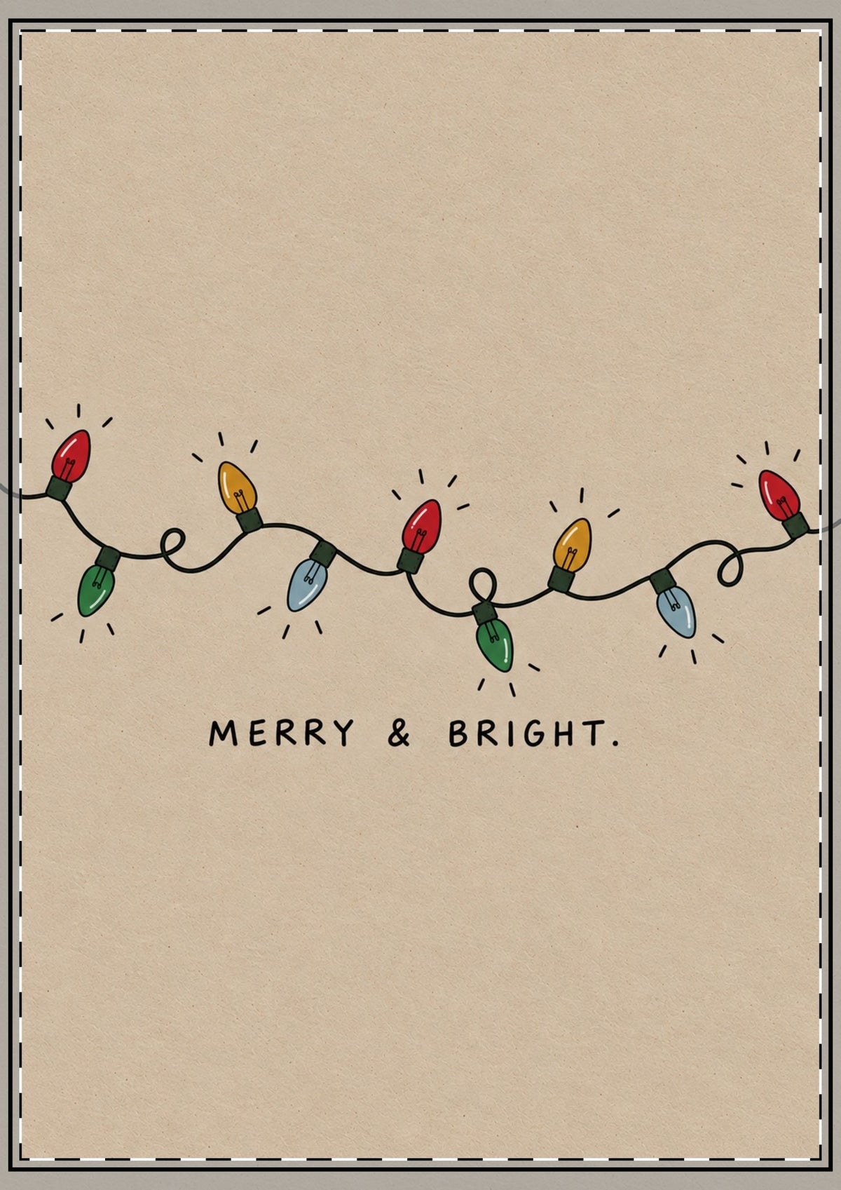 Merry & Bright Card