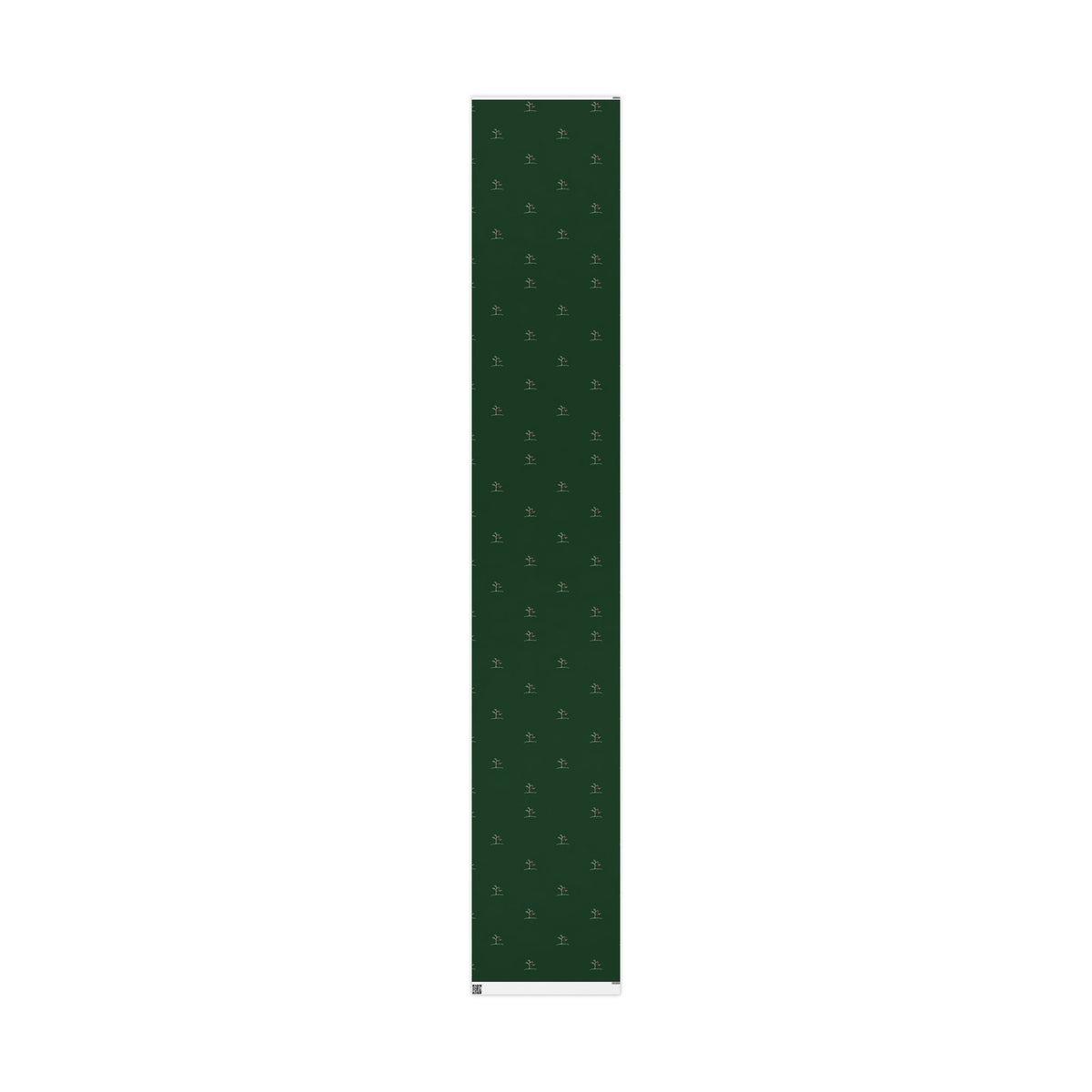Forest Green Minimal Tree Wrapping Paper