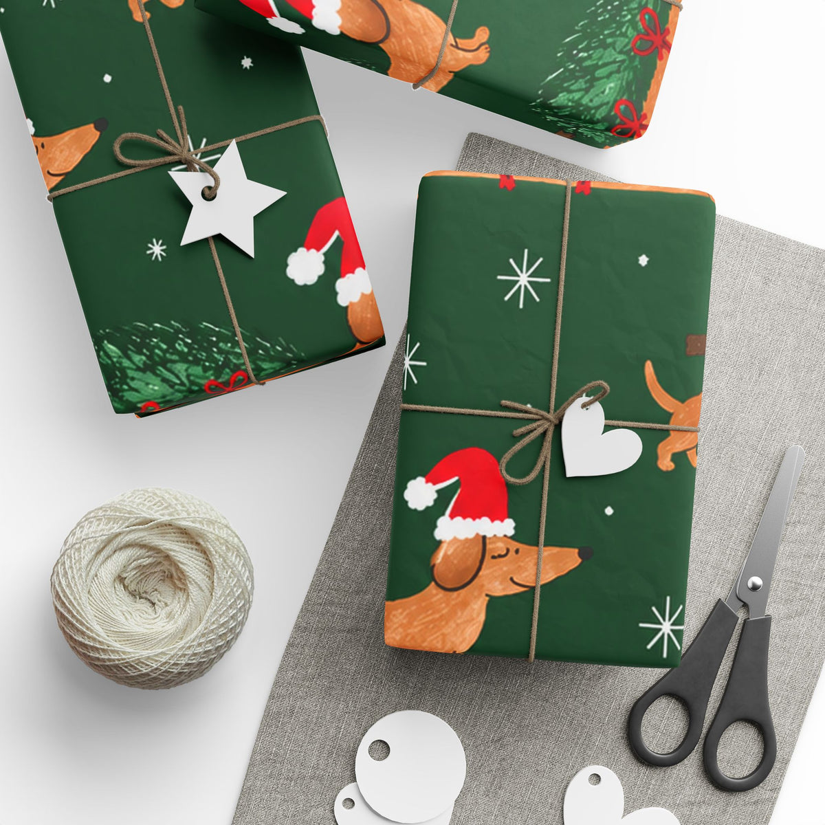 Christmas Dachshund Wrapping Paper