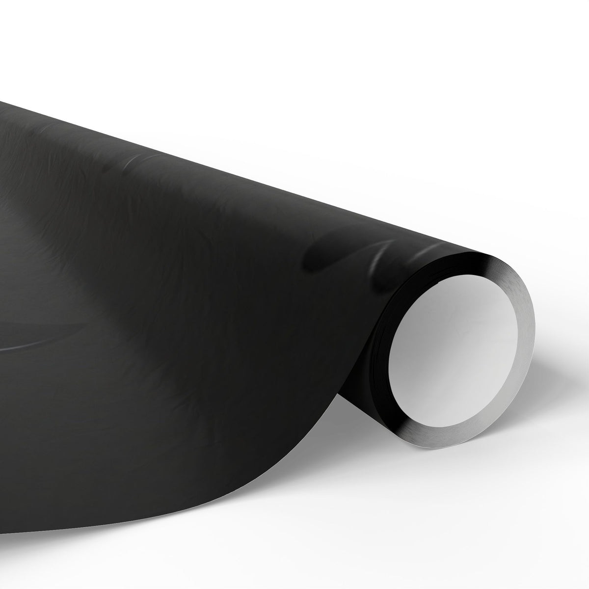 Black on Black Hearts Wrapping Paper