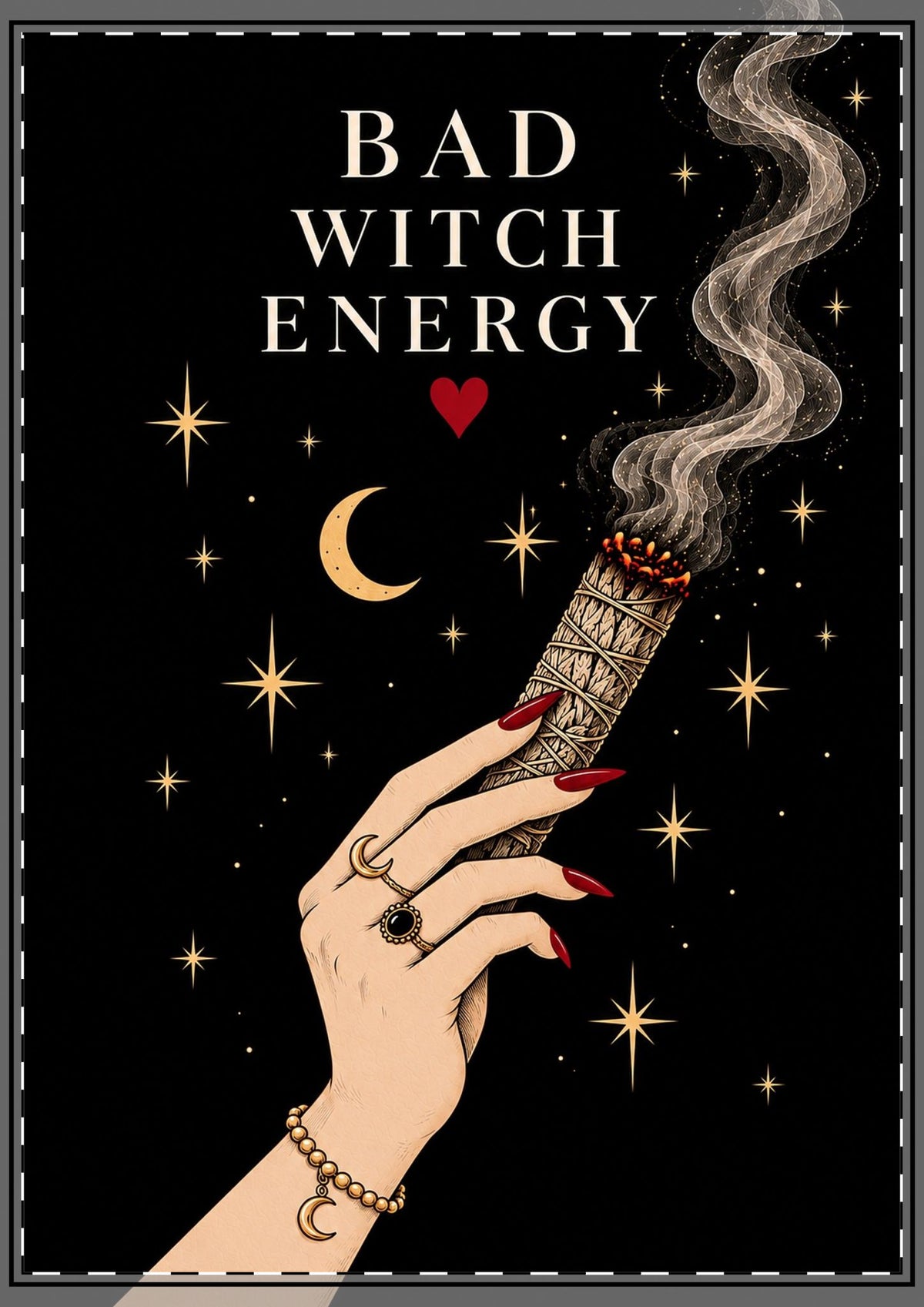 Bad Witch Energy Card – Light