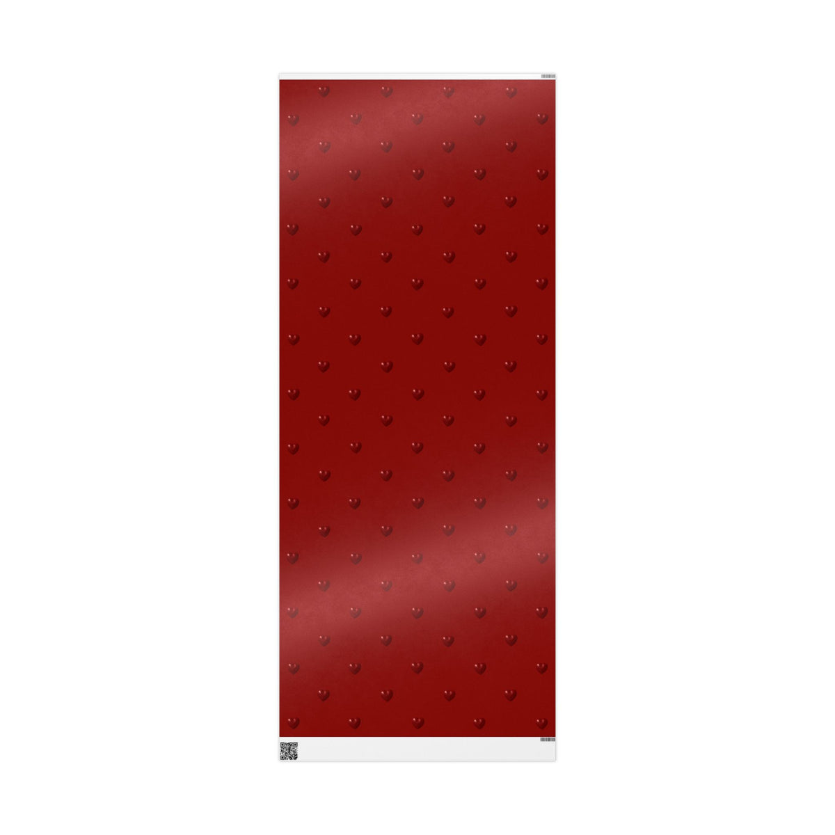 Red Hearts Wrapping Paper