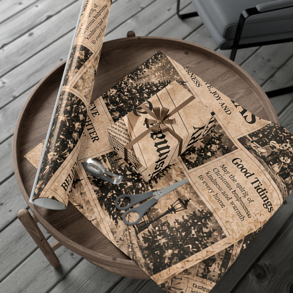 The Christmas Times Wrapping Paper – Full Spread 29x72