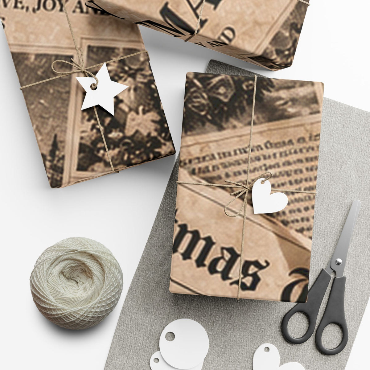 The Christmas Times Wrapping Paper – Full Spread 29x72