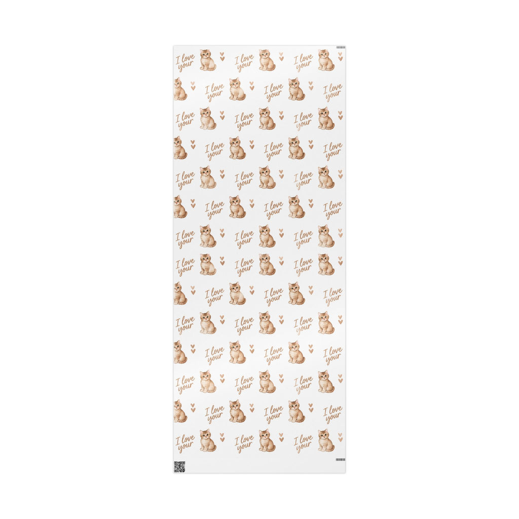 I Love Your Kitty Wrapping Paper